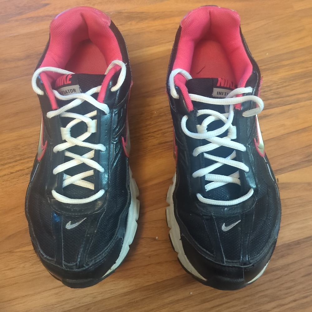 Nike Black and Pink Sneakers